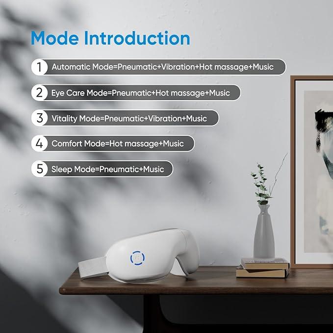 Heated Eye Massager for Sleep & Relaxation + 8-in-1 Magnesium Complex [Sleep & Relaxation Set]