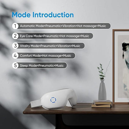 Heated Eye Massager for Sleep & Relaxation + 8-in-1 Magnesium Complex [Sleep & Relaxation Set]