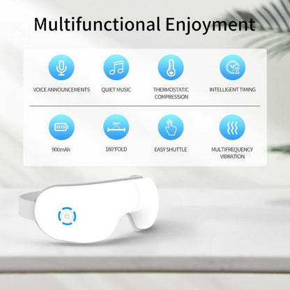 Heated Eye Massager for Sleep & Relaxation + 8-in-1 Magnesium Complex [Sleep & Relaxation Set]