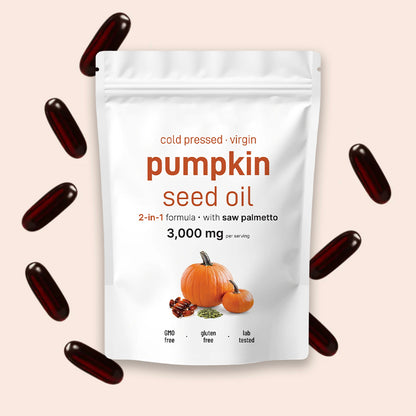 Pumpkin Seed Oil with Saw Palmetto Softgels